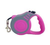 SilteD Pet Training Lead Retractable Dog Leash Night Safe Travel Dog Leash Pet Leash with Flashlight Telescopic Traction Rope Dog Training Lead Pet Training Leash,L-3m