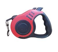 SilteD Pet Training Lead Retractable Dog Leash Night Safe Travel Dog Leash Pet Leash with Flashlight Telescopic Traction Rope Dog Training Lead Pet Training Leash,H-3m