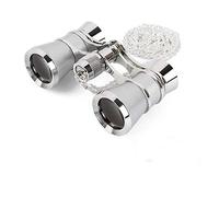 SilteD Powerful Binoculars for Adults Bird Watching Compact with Lightweight Binoculars Strap&Case for Stargazing Astronomy Travel Long Distance with Zoom Binoculars/Silver