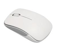 SilteD RajoNN Ergonomic Mouse, Mini Size Comfortable Using Cordless Mouse Portable 2.4 GHz for Travel for Home (White)