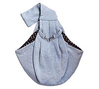 SilteD Reversible Pet Dog Sling Puppy Carrier Hands,Dog Bag Pet Out Crossbody Shoulder Outdoor Travel Portable Sling Pet 19 * 23 * 4CM,A