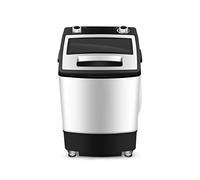 SilteD Small Mini Washing Machine Home Double Barrel Semi-automatic Portable with Dehydration Spin Dry Washer Household Appliances