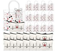 SilTriangle 37 Pcs Vet Tech W ppreciation Gift Bulk with PVC Zipper Gift Bags Vet Tech Survival Kit Tags Canvas Makeup Bag Thank You Gifts for Veterinary Technicians Animal Clinic Workers Staff