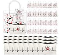 SilTriangle 73 Pcs Vet Tech W ppreciation Gift Bulk with PVC Zipper Gift Bags Vet Tech Survival Kit Tags Canvas Makeup Bag Thank You Gifts for Veterinary Technicians Animal Clinic Workers Staff