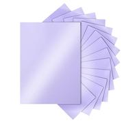 Silunkia 100 Sheets Purple Shimmer Cardstock 8.5 x 11 Certificates Paper, 75lb Heavyweight Craft Paper Card Stock for Card Making, Business Cards, Invitations, Thank You Cards