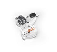 Silva Compass Orienteering - Arc Jet Left - Thumb Compass for Orienteering - With a removable Thumb Plate & 1:15k, 1:10k, 1:7.5k or 1:4k Scales - Transparent Housing