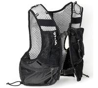 Silva Black Running Vest with Water Bottles - Strive Light 5 or 10 Litres Pack Volume - Lightweight Run Backpack for Men and Women - Two 240 ml Soft Flasks Included - Trail Running Vest