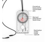 Silva Compass Navigation - Ranger No 3 Black - Scales 1:25k and 1:50k