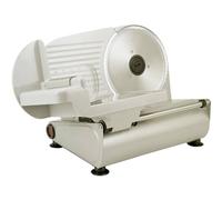 Silva Homeline Electric Food Slicer AS 520 Silver - 150W - 19cm Universal Cutting Blade - for Meat Cheese Veg and More
