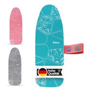 Silva Ironing Board Cover 117x37 cm - Heat Reflective Cotton Foam Padding - 3-Layer Anti-Slip Surface - Universal Fit with Elastic Band - Ideal for Steam Ironing - Durable & Thick Replacement Cover