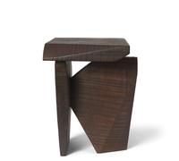 Silva Pedestal Dark Stained Mango Wood