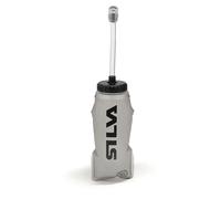Silva Soft Flask 500ml with Straw for Running Vest - Running Flask with Self-Sealing Nozzle - Light Gray Shaded Made of TPU - Free from BPA, Phthalates and PVC - Soft Water Bottle for Vests