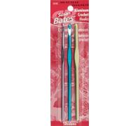 Silvalume Aluminum Crochet Hook Set-Sizes G6/4mm, H8/5mm, J10/6mm, Random