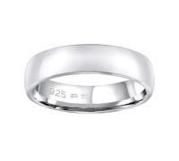 SILVEGO - QRG4104M - Men's Women's 925 Sterling Silver Wedding Ring (T)