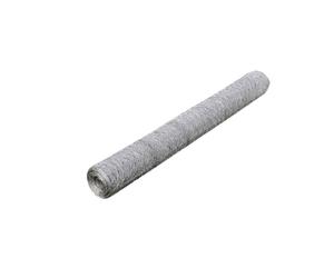 (silver, 0.75 m) vidaXL Chicken Wire Fence with PVC Coating Wire Mesh Roll Wire Fencing Net