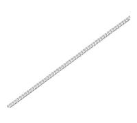 Silver 1.5mm Wide Diamond Cut Curb Chain - 16in - F8601