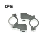 (silver) 1 Pair Motorcycle Handlebar Mirror Mount M10 Thread Aluminum Rearview Mirror Holder Clamp Adapter Motorbike ATV Scooter Modification Accessories