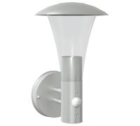 (silver, 1 pcs/with sensor) vidaXL Outdoor Wall Lights with Sensors Wall Lamp 2 pcs Silver Stainless Steel