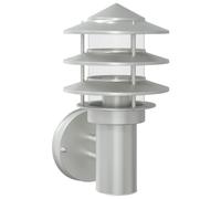 (silver, 1 pcs/ without sensor) vidaXL Outdoor Wall Light with Sensor Porch Wall Lamp Silver Stainless Steel