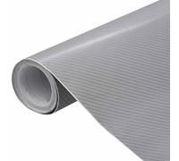 (silver, 100 x 150 cm/ 1 pcs) vidaXL Car Film Matt 4D Water-Resistant Film Sticker Sheet Protection Film