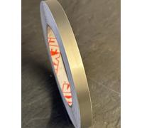 Silver 10mm x 10 metres Self Adhesive Craft Pin Stripe Tape for Car, Boat, Caravan,Motorcycle, Weatherproof Stripe, Trim Stripe go faster stripe