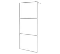 Walk-in Shower Wall with ESG Glass Bathroom Screen Shower Partition vidaXL