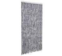 (silver, 118 x 220 cm) vidaXL Fly Curtain Door Curtain Fly Screen Fly Blind Insect Curtain Chenille