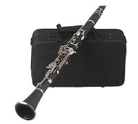 Silver 17 Keys Bb, Black Ebonite Clarinet, B Flat Clarinet, With Case, Ebonite Material, Professional Ebonite Bb Clarinet