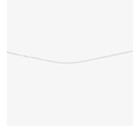 Silver 18 Inch Fine Diamond Cut Curb Chain N205