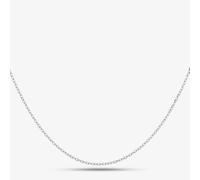 Silver 18 Inch Fine Round Belcher Chain N501