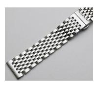 (silver, 18mm) Curved End Stainless Steel Watch Band 18mm 19mm 20mm 21mm 22mm Replacement Strap Butterfly Clasp Watchband Bracelet Silver Gold