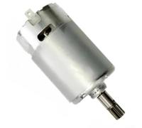 Silver 18V Motor for Combi Hammer, Precise Fitment Silver 18V | For WU382 Series Repair, Precise 8-Teeth Gear, for ideal for DIYers, Solid Metal Body, 18V DC Input