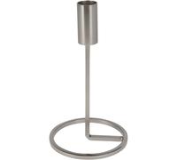 (Silver 19cm, 1) Metal Candlestick Taper Candle Holder Stand Home Décor Wedding Table Centrepiece