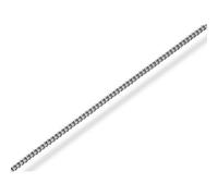 Silver 1mm Wide Curb Chain - 22in - F9310
