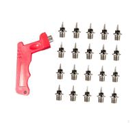 (silver) 20 Pieces Track Shoe Spikes and Field Running Replacement for Shoes