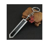 (silver) 2024 new style 2x Anime Keychain Guts Sword Jewelry Set Key Chain Keyrings Keychains for Men Women Accessories Key Ring Pendant