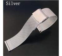 (silver, 20mm(width)) Milanese Watchband 12mm 14mm 16mm 18mm 20mm 22mm 24mm Universal Stainless Steel Metal Watch Band Strap Bracelet