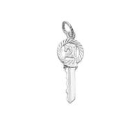 Silver 21 Key Of The Door Charm - J9119