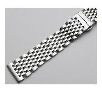 (silver, 21mm) Curved End Stainless Steel Watch Band 18mm 19mm 20mm 21mm 22mm Replacement Strap Butterfly Clasp Watchband Bracelet Silver Gold