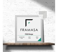 (Silver, 22x22 Inch) The Photo Factory Frame | Wooden Photo & Art Frames