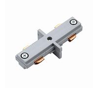 Silver 240V Single Circuit Track Internal Joint Connector Accessory Track Lighting