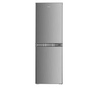 Silver 248L Freestanding 50/50 Fridge Freezer with Adjustable Glass Shelves, Salad Drawer, Quiet 40dB Operation, E Energy Rating, 110L Freezer & 138L Fridge - [2025]