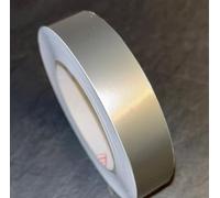 Silver 25mm Self Adhesive Craft Pin Stripe Tape for Car, Boat, Caravan,Motorcycle, Weatherproof Stripe, Trim Stripe 5,10,20,30 Metre Lengths.
