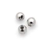 Silver 316 Stainless Steel Round Spacer Beads 4mm Pack Of 50+