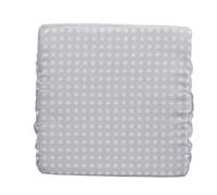 (silver, 32*32*8) Baby seat cushion chair cushion stool thickened canvas sponge cute children's cushion