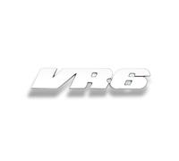 (Silver) 3D Metal Car Rear Trunk Decal Fender Emblem Badge Letters Number VR6 Sticker