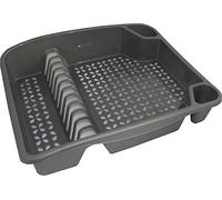 Silver 46cm Kitchen Sink Drainer for Plates, Cups and Cutlery