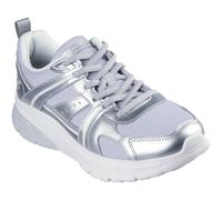 (Silver, 5 (Adults')) Skechers BOBS Vamos Women's Silver Trainers