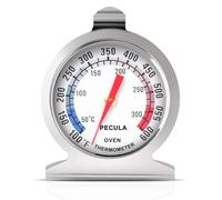 Silver 50-300°C/100-600°F Oven Thermometer, Oven Grill Fry Chef Smoker Thermometer Read Stainless Steel Thermometer Kitchen Cooking Thermometer, Large Dial Kitchen Cooking Thermometers,Timers