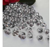 (Silver, 5000PCS) Time to Sparkle 3MM Scatter Diamonds Table Crystals Acrylic Gems Confetti Events Party Festive Desktop Wedding Party